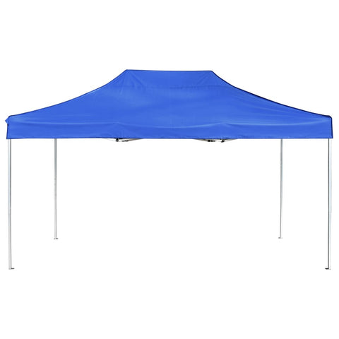 VidaXL Partytent professioneel inklapbaar 4,5x3 m aluminium blauw