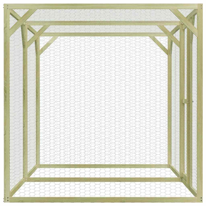 Load image into Gallery viewer, Vidaxl kippenhok 3x1,5x1,5 m staal
