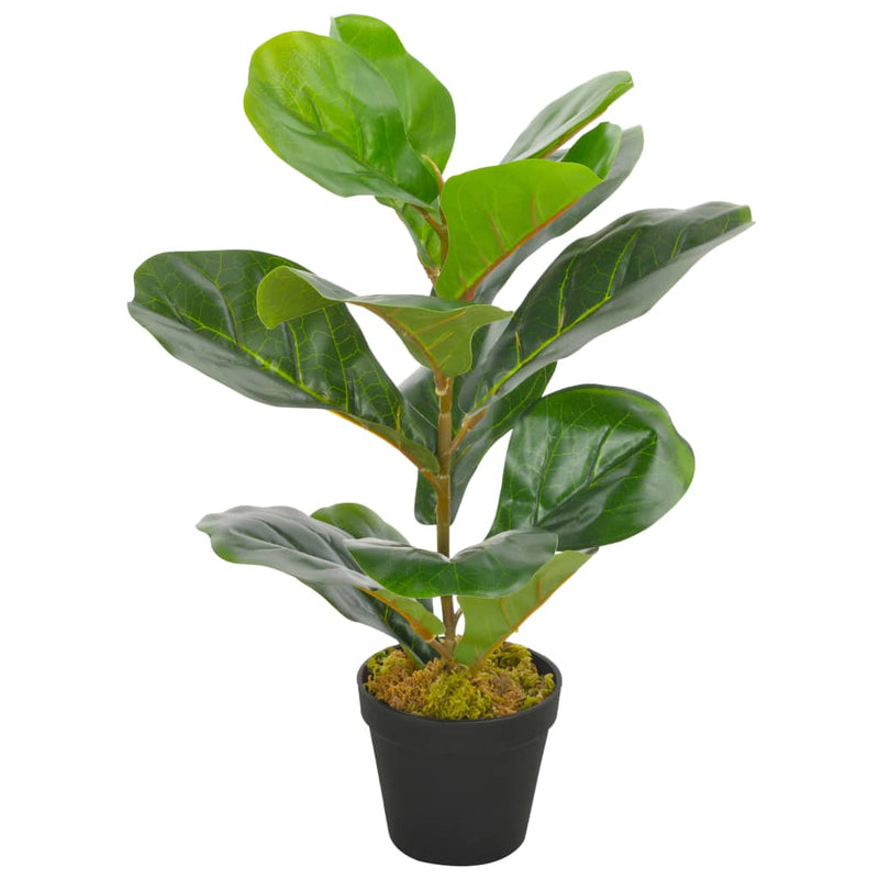 Load image into Gallery viewer, Vidaxl kunstplant met pot vioolbladplant 45 cm groen
