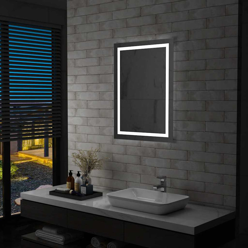 Load image into Gallery viewer, Vidaxl badkamerspiegel led met aanraaksensor 60x80 cm
