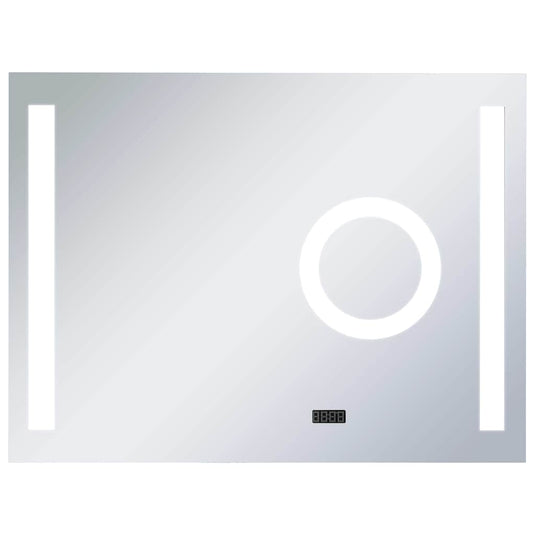 Vidaxl badkamerspiegel led met aanraaksensor 80x60 cm
