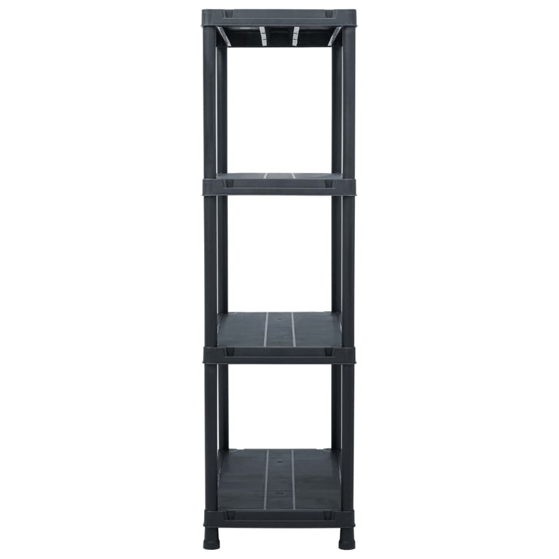 Load image into Gallery viewer, VidaXL Opbergrek 200 kg 80x40x138 cm kunststof zwart
