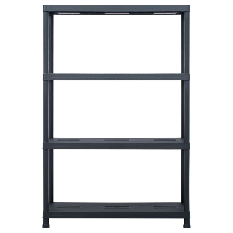 Load image into Gallery viewer, VidaXL Opbergrek 220 kg 90x40x138 cm kunststof zwart
