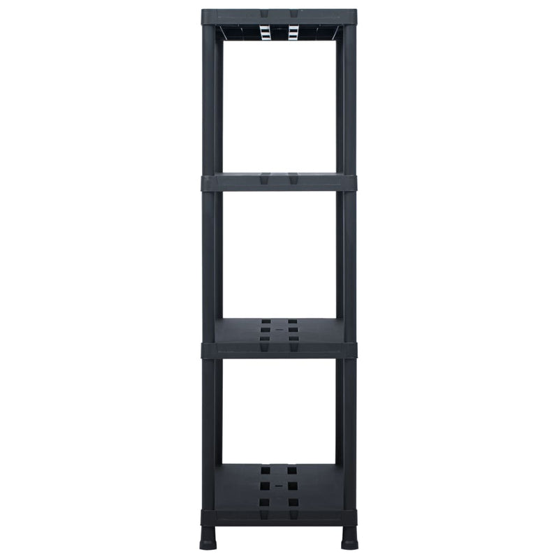 Load image into Gallery viewer, VidaXL Opbergrek 220 kg 90x40x138 cm kunststof zwart
