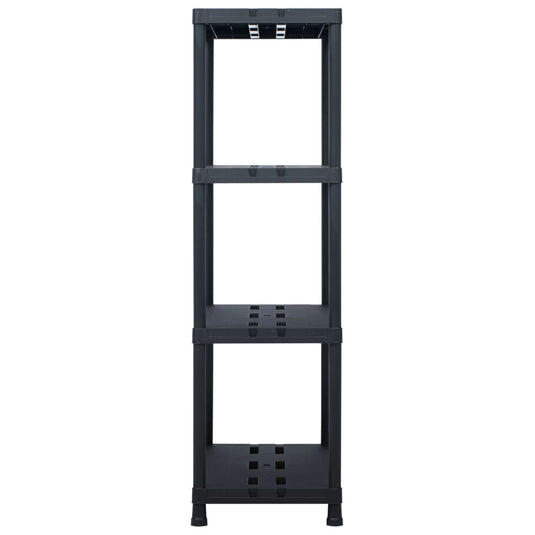VidaXL Opbergrek 220 kg 90x40x138 cm kunststof zwart