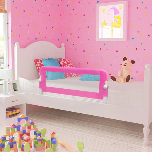 Vidaxl kinderbedhekjes 2 st 102x42 cm roze