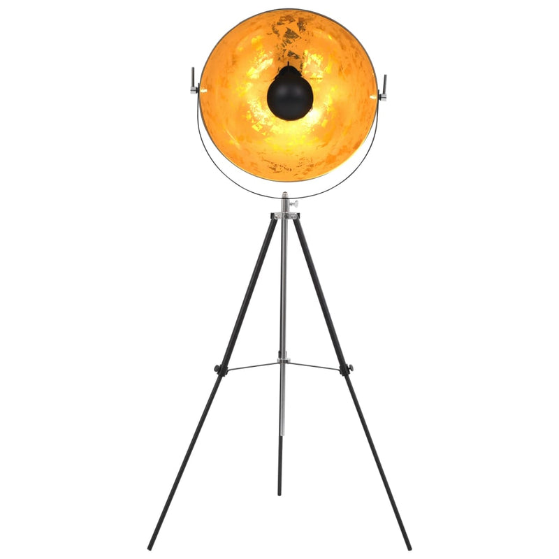 Load image into Gallery viewer, Vidaxl lamp staand e27 51 cm zwart en goud
