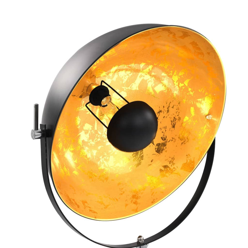 Load image into Gallery viewer, Vidaxl lamp staand e27 51 cm zwart en goud
