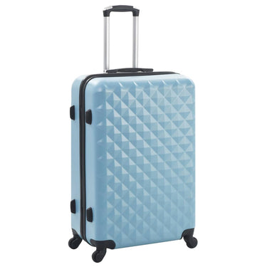 Vidaxl 3-delige harde kofferset abs blauw