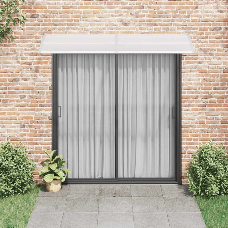 Load image into Gallery viewer, Vidaxl deurluifel 240x75 cm pc grijs en transparant
