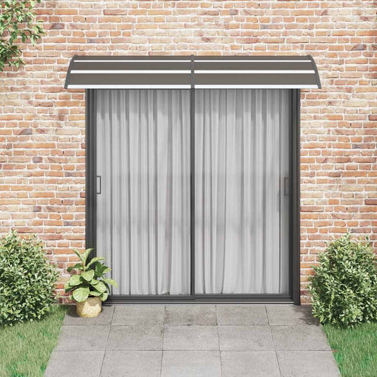 Vidaxl deurluifel 240x75 cm pc zwart