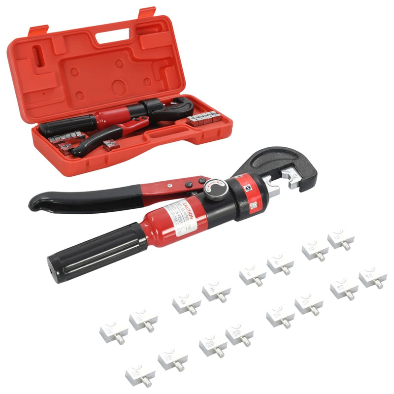 Load image into Gallery viewer, Vidaxl krimptang hydraulisch 4-6-8-10-16-25-35-70 mm²

