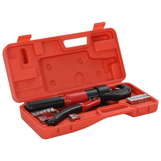 Vidaxl krimptang hydraulisch 4-6-8-10-16-25-35-70 mm²