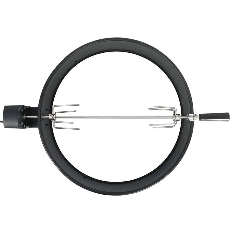 Load image into Gallery viewer, Vidaxl bbq rotisserie ring 57 cm zwart
