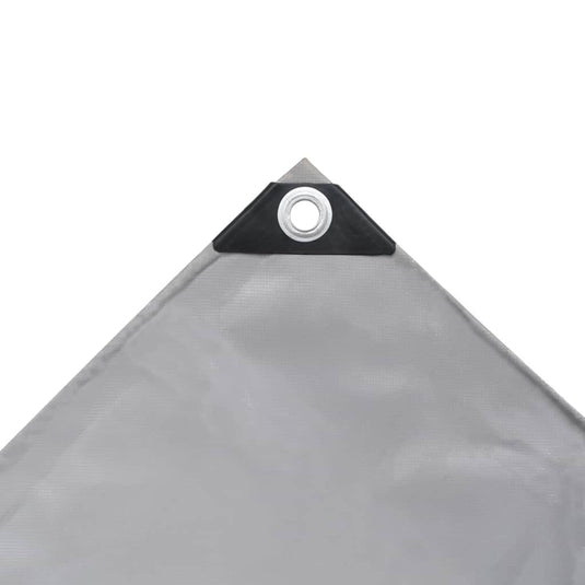 Vidaxl dekzeil 650 g m² 1,5x20 m grijs