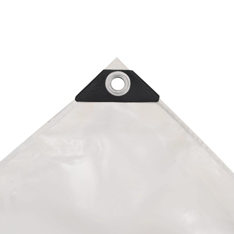 Load image into Gallery viewer, VidaXL Dekzeil 650 g m² 6x8 m wit
