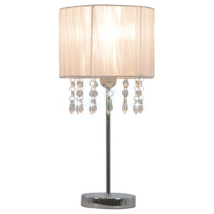 VidaXL Bureaulamp rond E27 wit