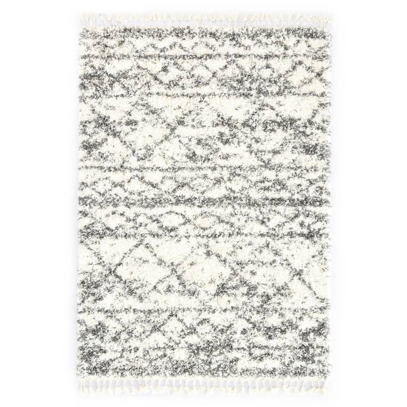 Load image into Gallery viewer, VidaXL Tapijt Berber shaggy hoogpolig 160x230 cm PP beige zandkleurig
