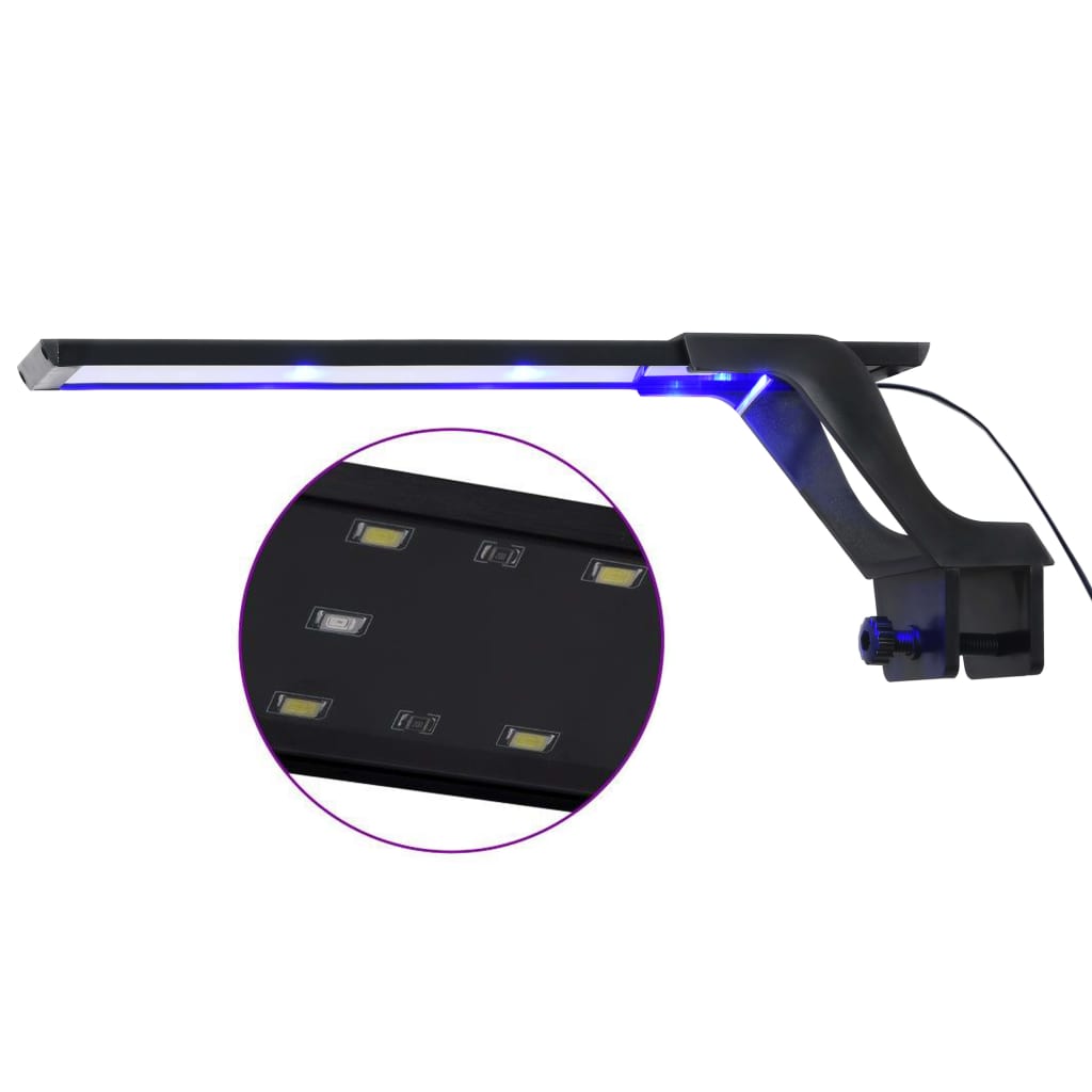 Vidaxl aquariumlamp met klem led 35-55 cm blauw en wit