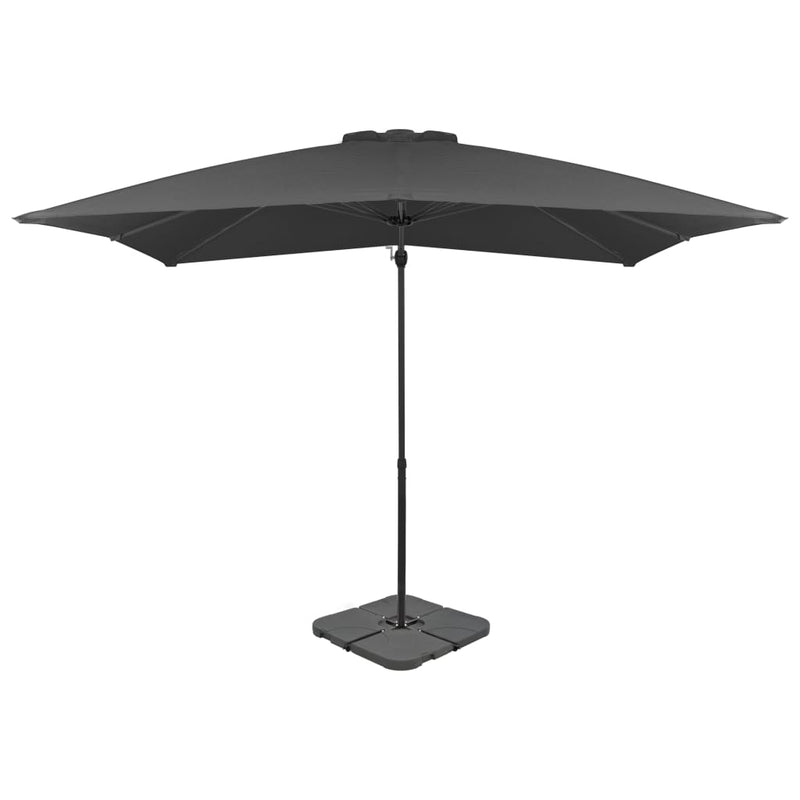 Load image into Gallery viewer, VidaXL Parasol met draagbare voet antracietkleurig
