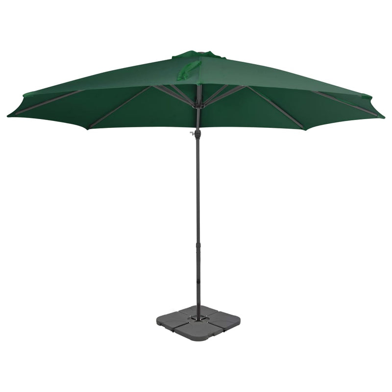 Load image into Gallery viewer, VidaXL Parasol met draagbare voet groen
