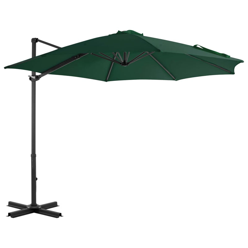 Load image into Gallery viewer, VidaXL Parasol met draagbare voet groen
