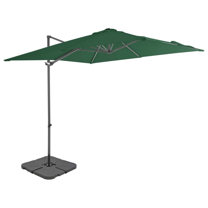 Load image into Gallery viewer, VidaXL Parasol met draagbare voet groen
