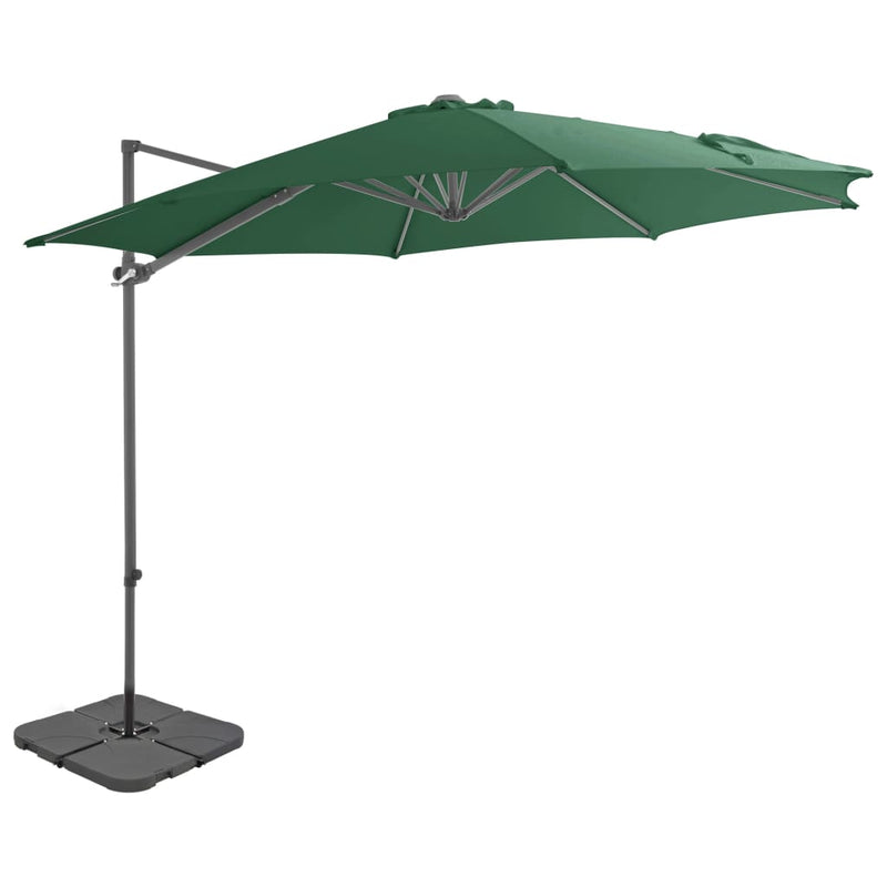 Load image into Gallery viewer, VidaXL Parasol met draagbare voet groen
