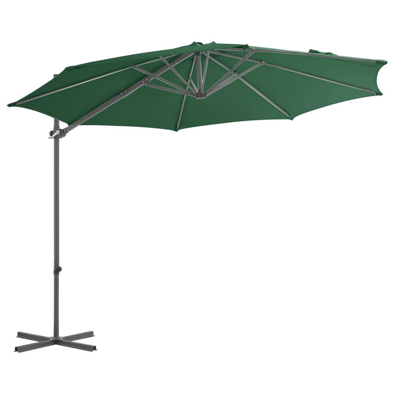 Load image into Gallery viewer, VidaXL Parasol met draagbare voet groen
