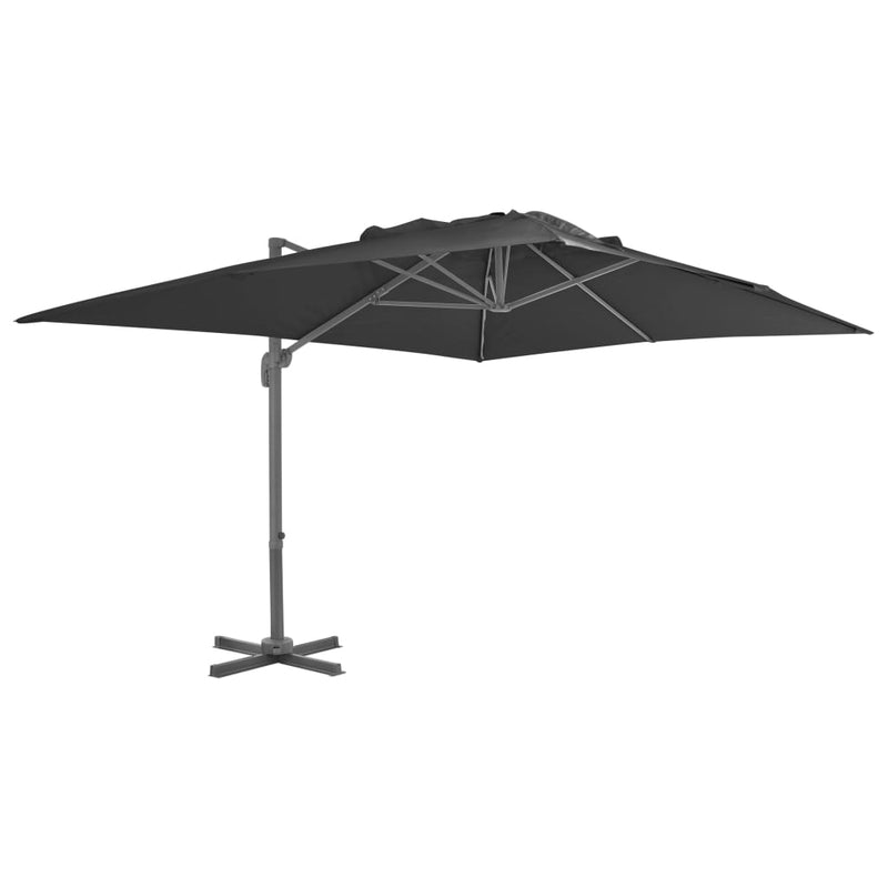 Load image into Gallery viewer, Vidaxl parasol met draagbare voet antracietkleurig
