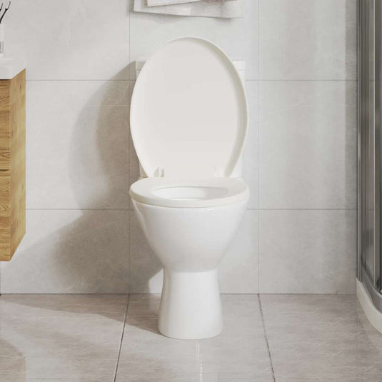 Vidaxl toiletbril soft-close met quick-release ontwerp wit