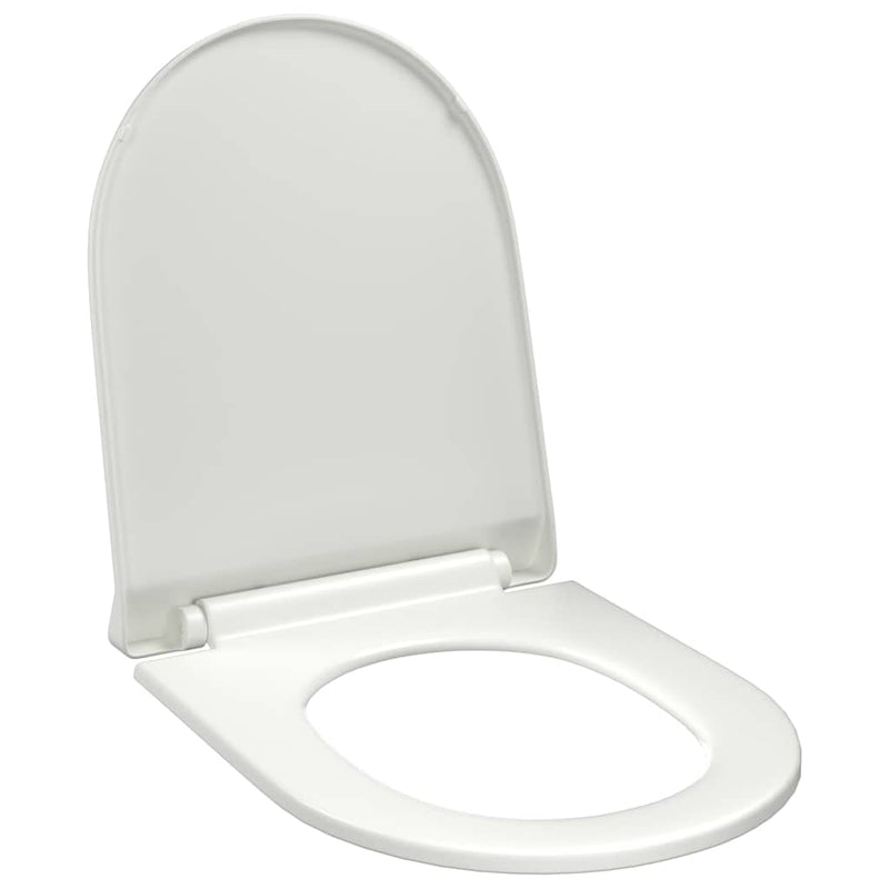 Load image into Gallery viewer, Vidaxl toiletbril soft-close met quick-release ontwerp wit
