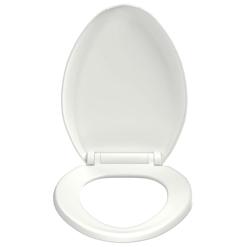 Load image into Gallery viewer, Vidaxl toiletbril soft-close met quick-release ontwerp wit
