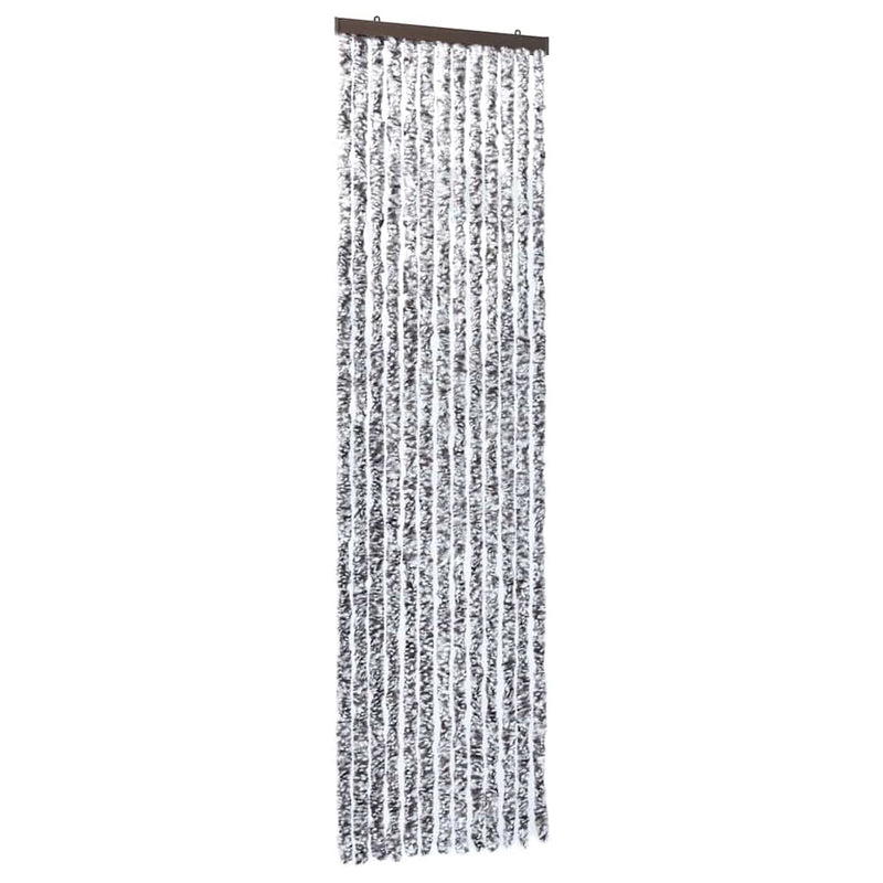 Load image into Gallery viewer, Vidaxl vliegengordijn 56x185 cm chenille bruin en beige
