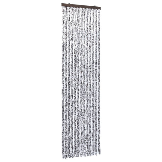 Vidaxl vliegengordijn 56x185 cm chenille bruin en beige