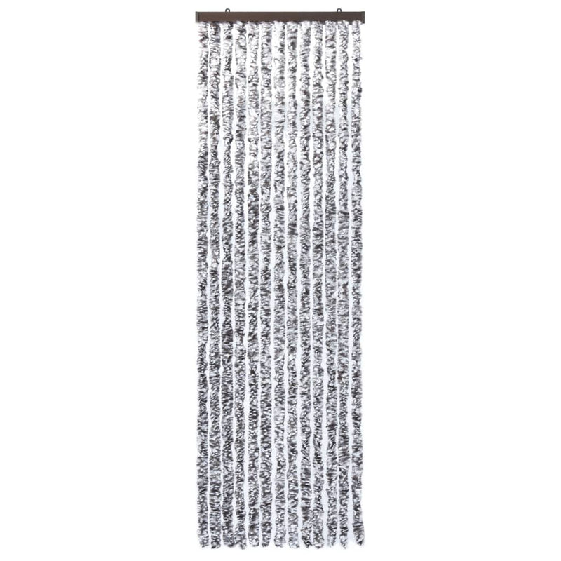 Load image into Gallery viewer, Vidaxl vliegengordijn 56x185 cm chenille bruin en beige
