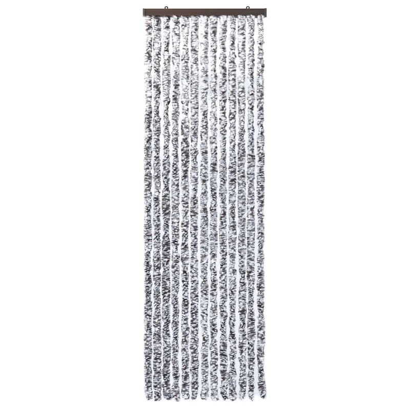 Load image into Gallery viewer, Vidaxl vliegengordijn 56x185 cm chenille bruin en beige
