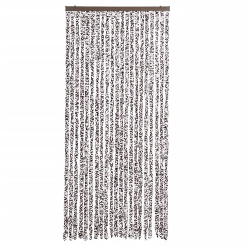 Load image into Gallery viewer, Vidaxl vliegengordijn 90x220 cm chenille bruin en beige
