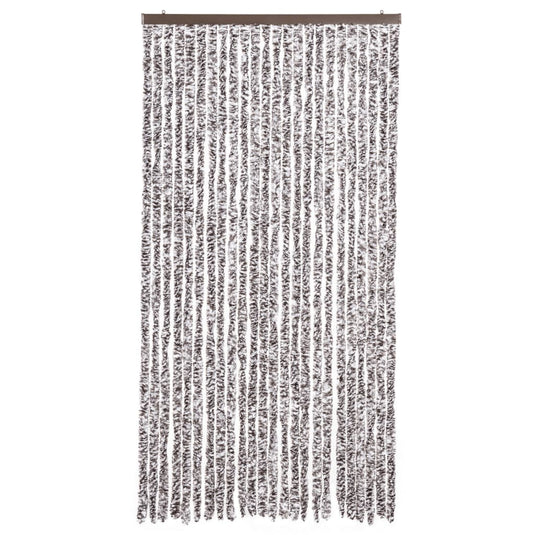 Vidaxl vliegengordijn 100x220 cm chenille bruin en beige