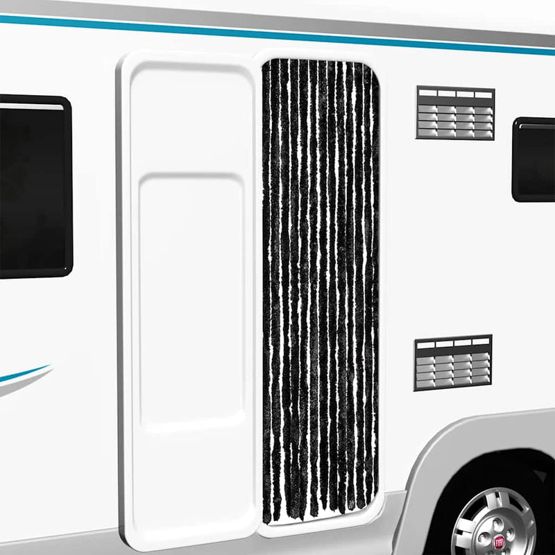 Load image into Gallery viewer, Vidaxl vliegengordijn 56x185 cm chenille antraciet
