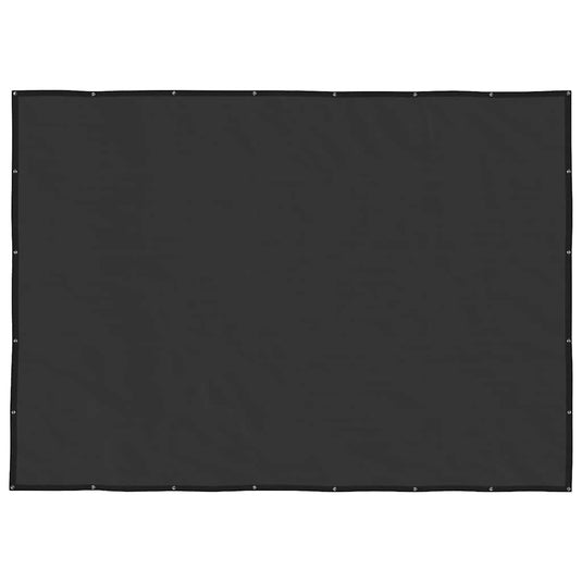 VidaXL Aanhangwagennet 2,5x3,5 m HDPE zwart