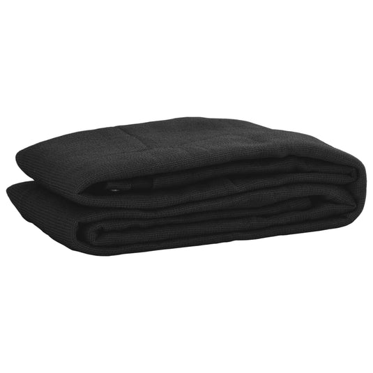 VidaXL Aanhangwagennet 2,5x4 m HDPE zwart