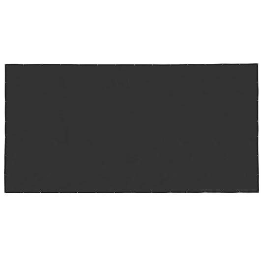 VidaXL Containernet 3,5x7 m HDPE zwart