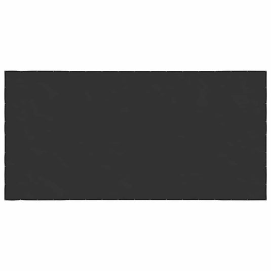 VidaXL Containernet 4x8 m HDPE zwart