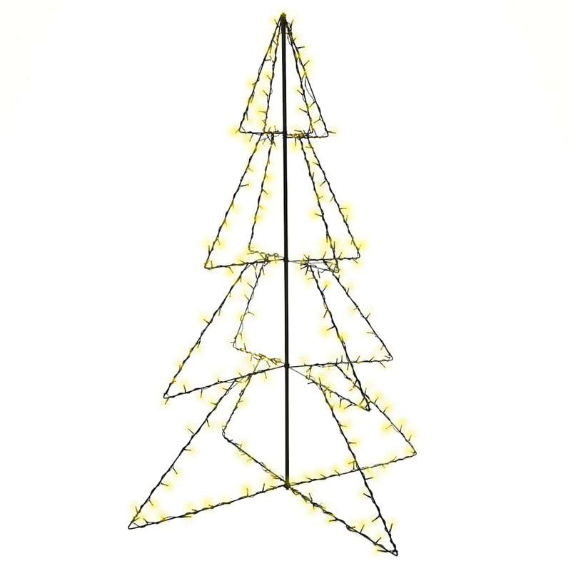 Load image into Gallery viewer, Vidaxl kegelkerstboom 240 led's binnen en buiten 115x150 cm
