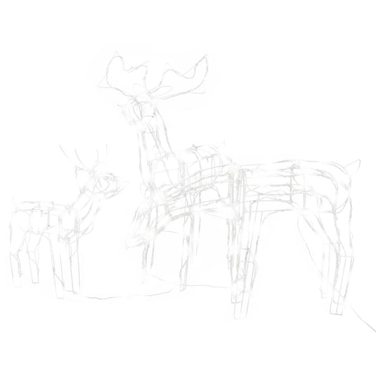 Vidaxl 3-delige kerstverlichting rendieren 229 led's