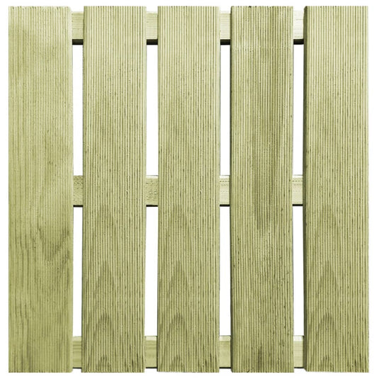 VidaXL 24 st Terrastegels 50x50 cm hout groen
