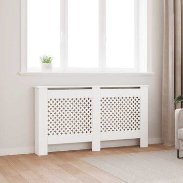 Vidaxl radiatorombouw 152x19x81,5 cm mdf wit