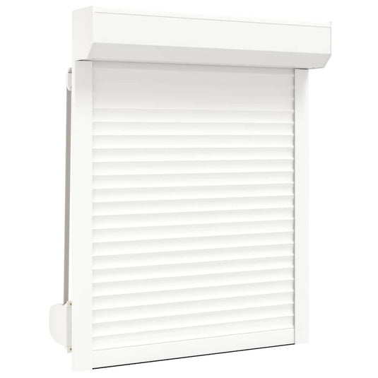 Vidaxl rolluik 70x100 cm aluminium wit