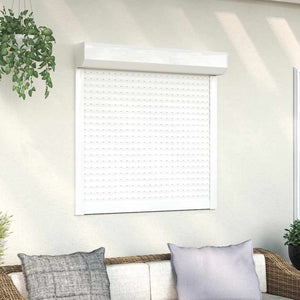 Vidaxl rolluik 100x100 cm aluminium wit